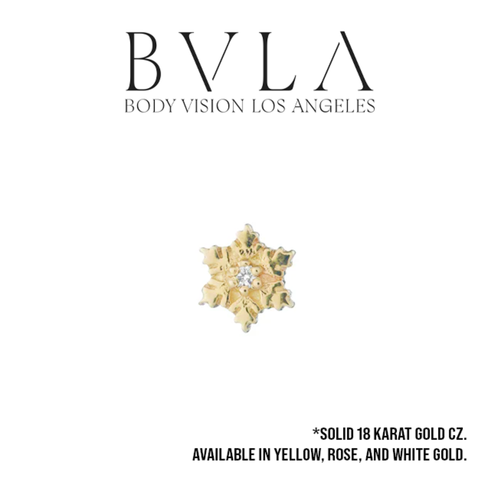 BVLA BVLA 5.0 "Snowflake" threaded end with 1.25 CZ