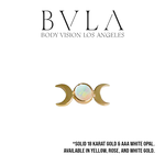 BVLA BVLA "Goddess Moon" with AAA White Opal