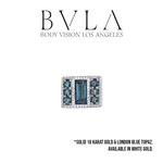 BVLA BVLA "Endymion Rectangle" with London Blue Topaz