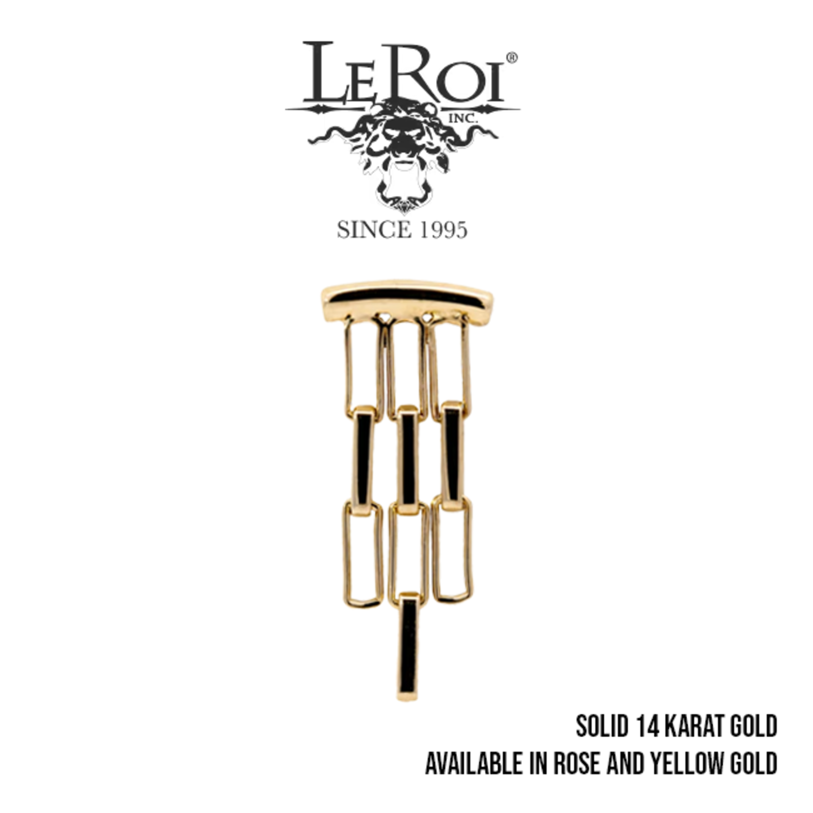 LeRoi LeRoi 5x11 "Cat-Walk" press fit hidden helix jewelry