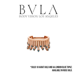 BVLA BVLA "Take a Bow" Clicker with AA London Blue Topaz