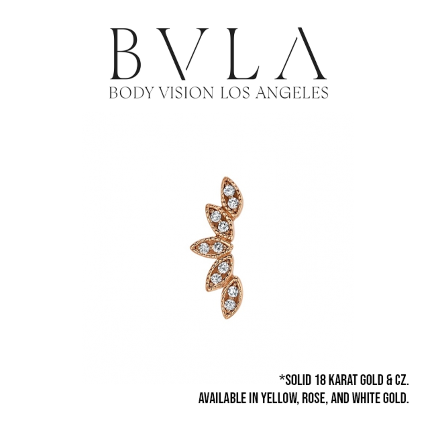 BVLA BVLA 16g 13.0x4.0mm "Serenity" threaded end with 6x 1.0mm CZ