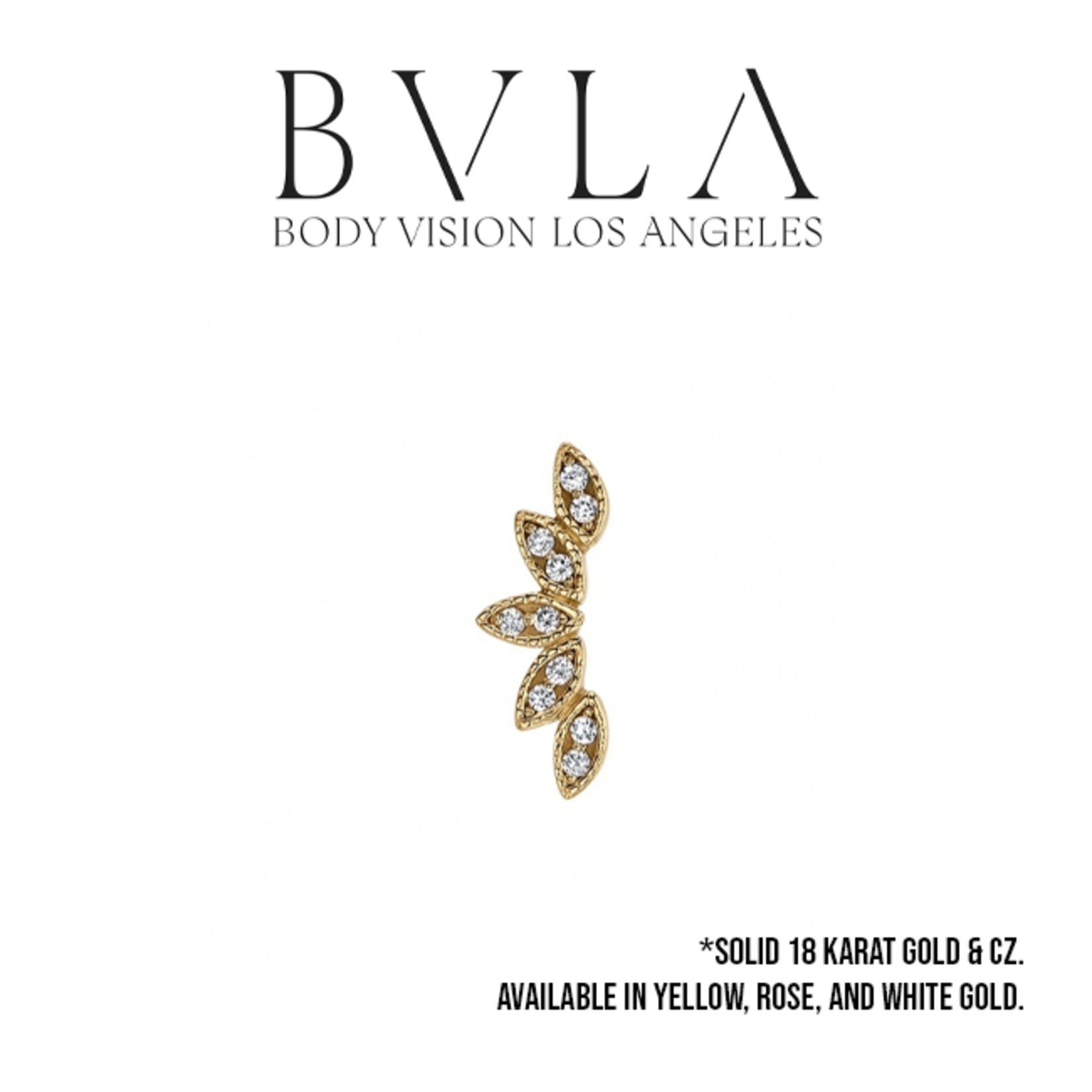 BVLA BVLA 16g 13.0x4.0mm "Serenity" threaded end with 6x 1.0mm CZ