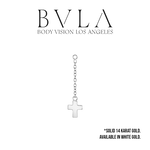 BVLA BVLA White Gold Cross Charm