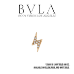 BVLA BVLA "Micro Pave Lightning Bolt" with CZ