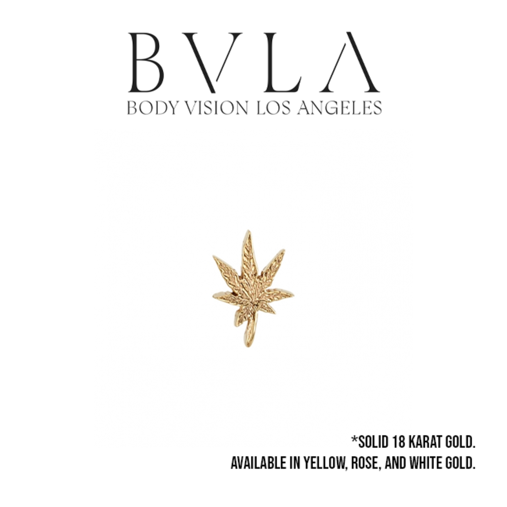 BVLA BVLA 14g 6.0 Pot Leaf threaded end