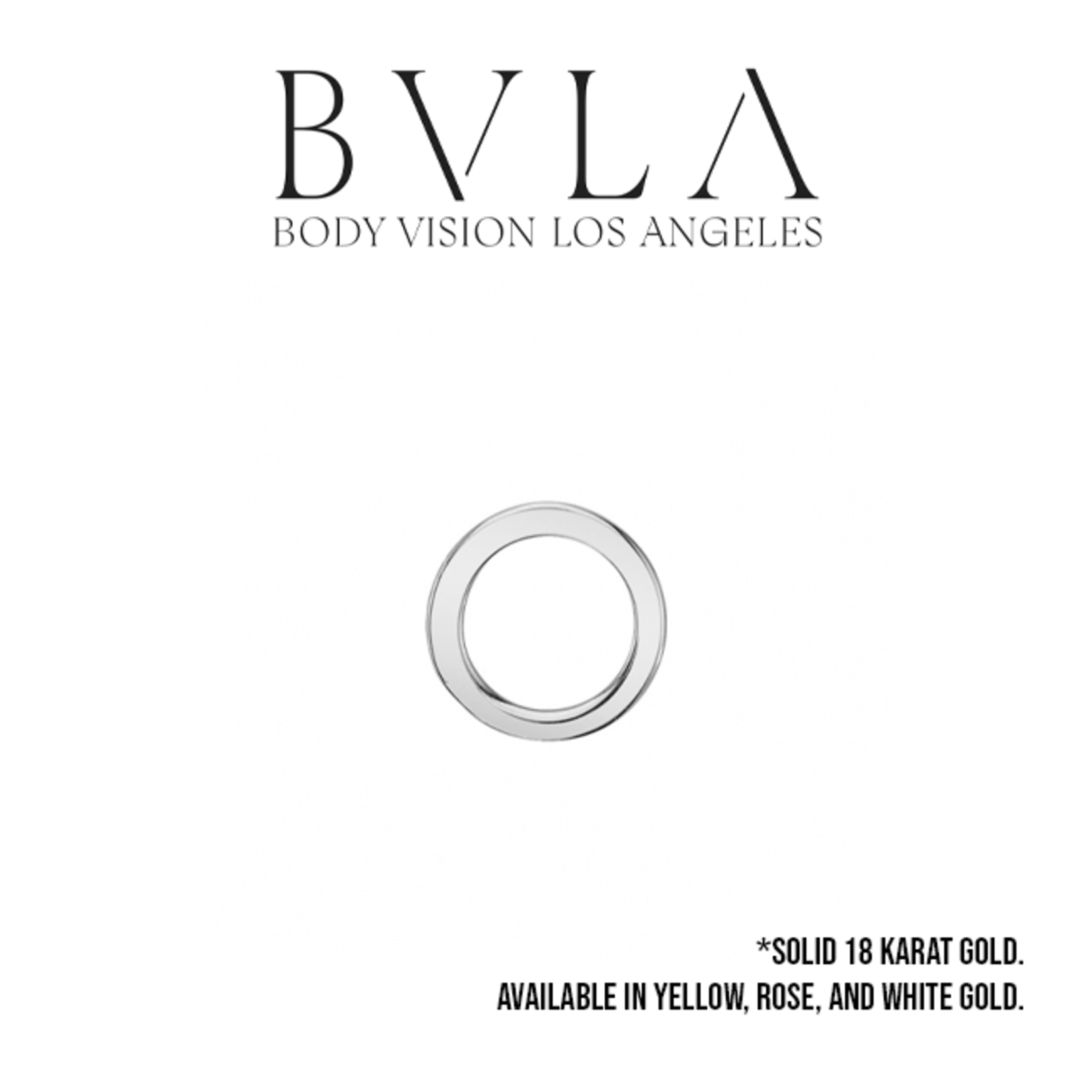 BVLA BVLA "Open Circle" press fit end