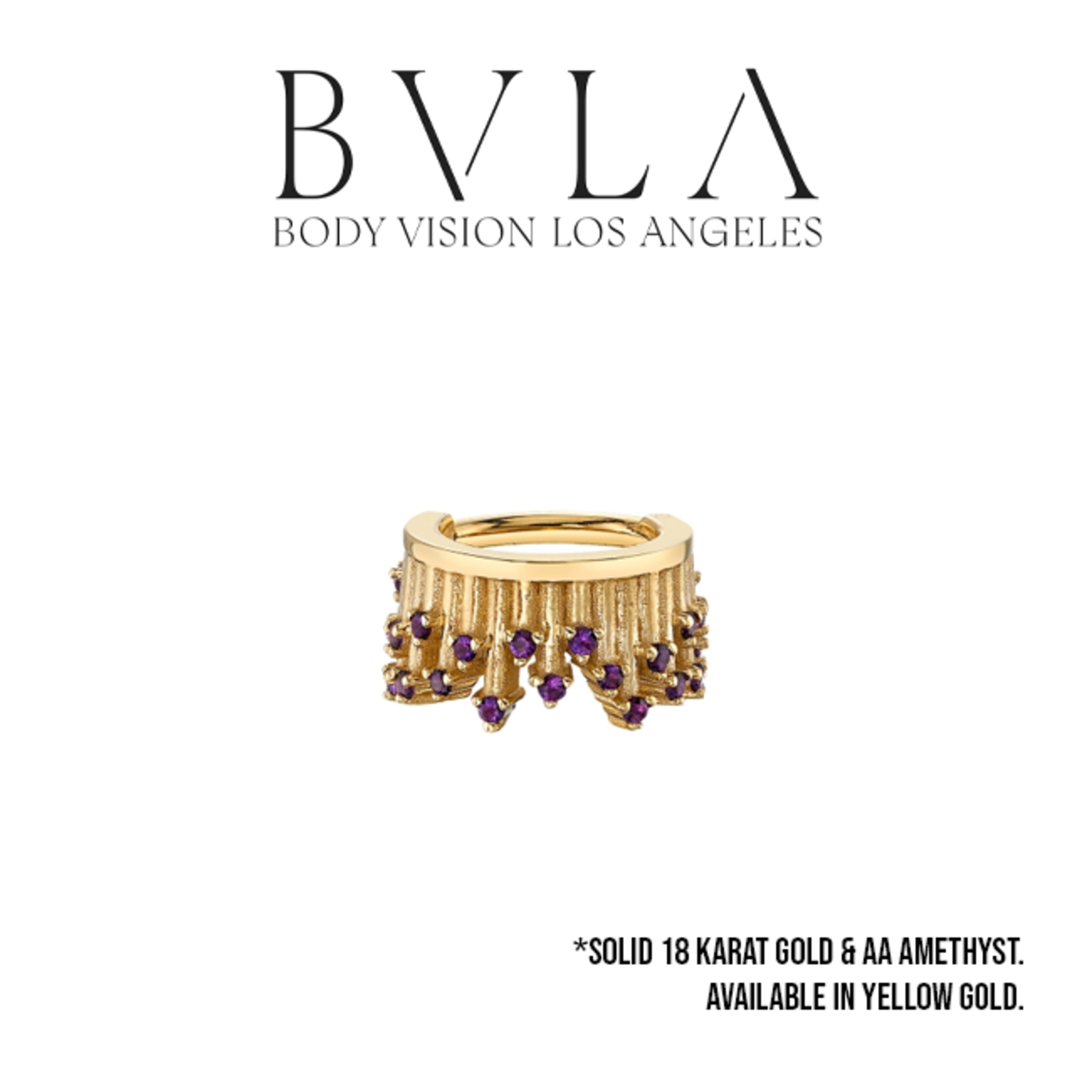BVLA BVLA 16g "Take a Bow" clicker with 23x 1.0 AA Amethyst