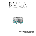 BVLA BVLA 16g "Take a Bow" Clicker with Paraiba Topaz