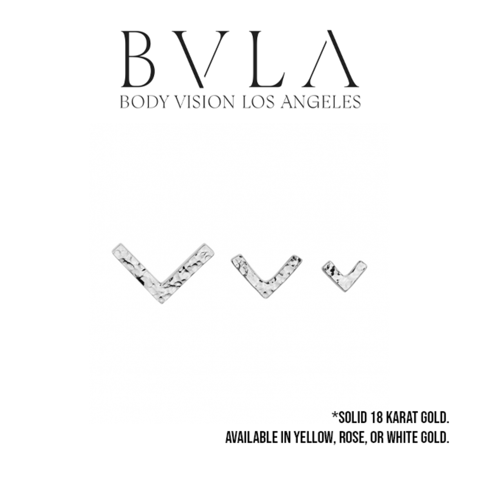 BVLA BVLA "Hammered V" press fit end
