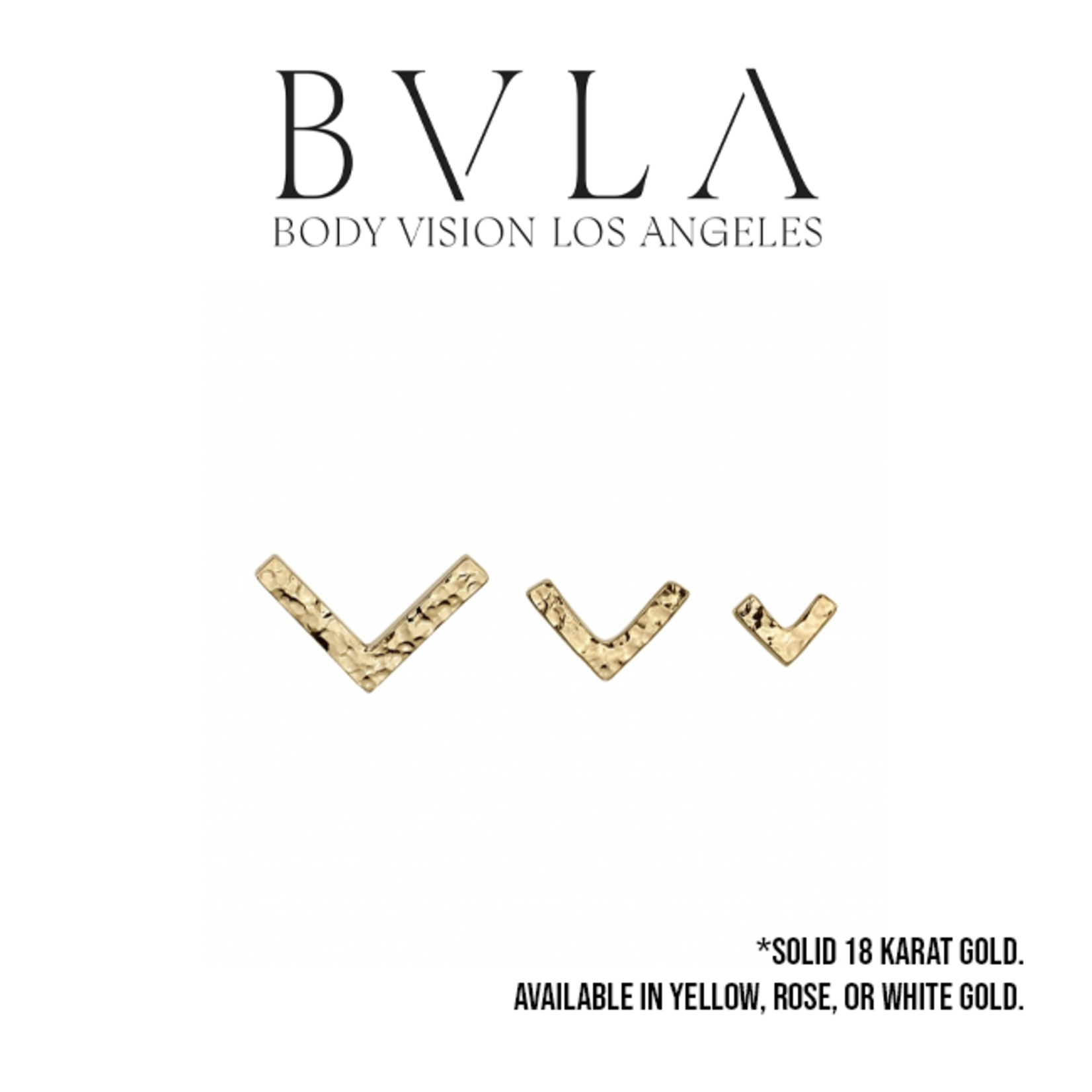 BVLA BVLA "Hammered V" press fit end