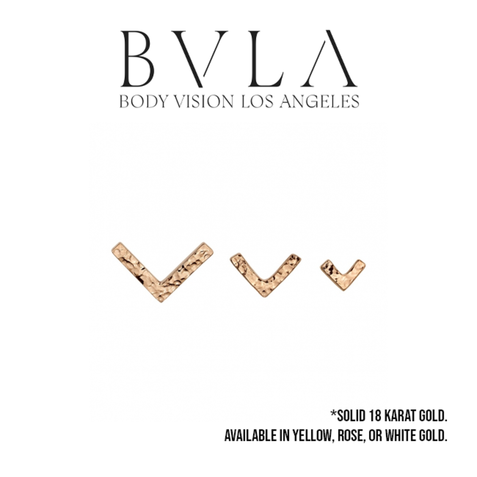 BVLA BVLA "Hammered V" press fit end