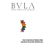 BVLA BVLA "Marquise Panaraya" Threaded End with Semi-Precious Stones