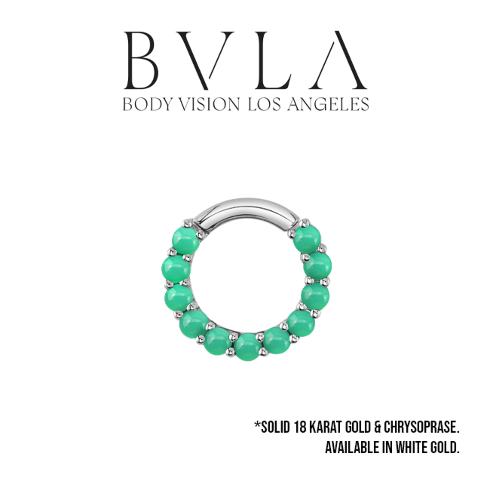 BVLA BVLA 16g "Oaktier" clicker with 7x 2.0 Chrysoprase