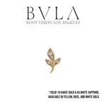 BVLA BVLA  "Mini Wisteria" with AA White Sapphire