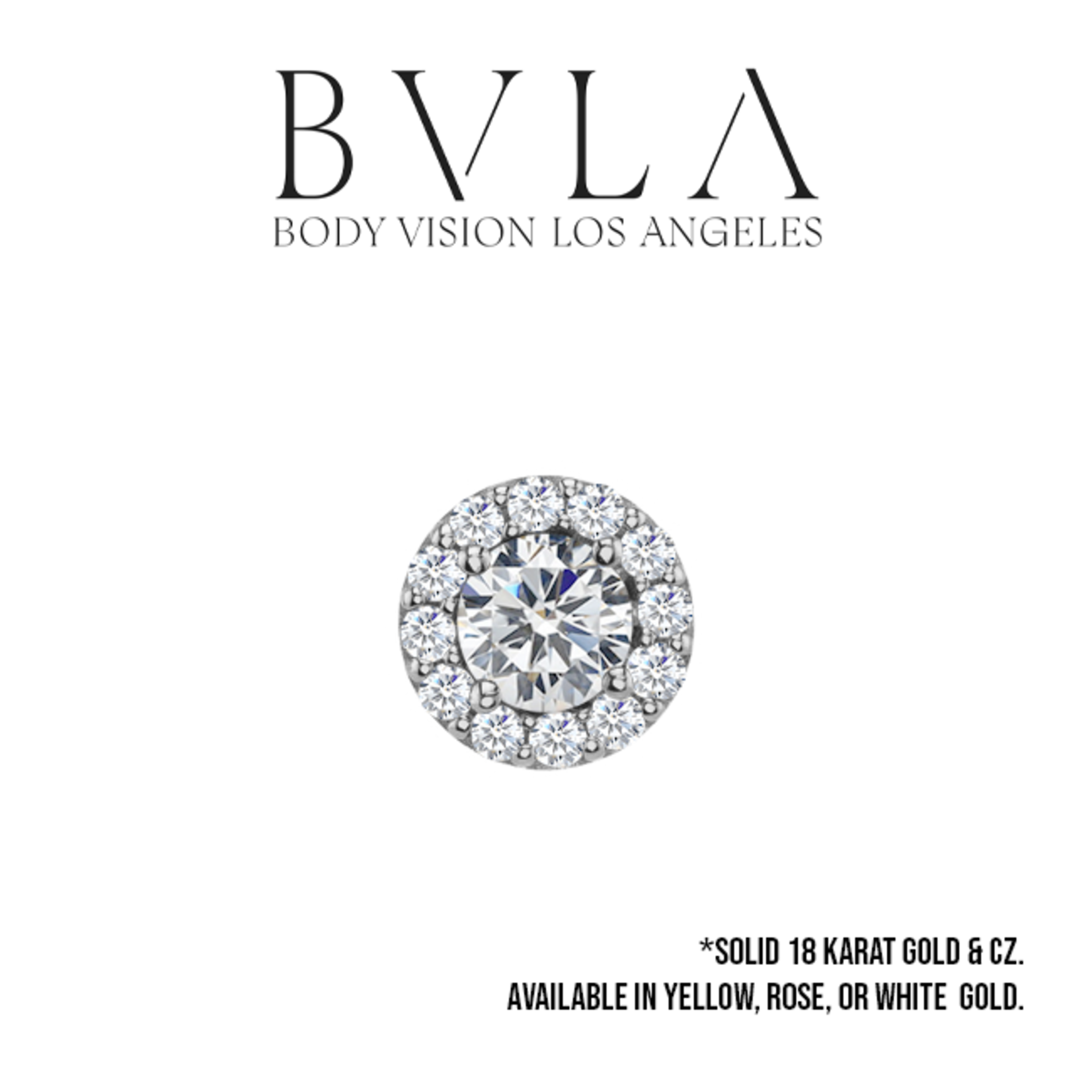 BVLA BVLA 6.5 "Altura" threaded end with 12x 1.25 CZ with a 4.0 CZ center