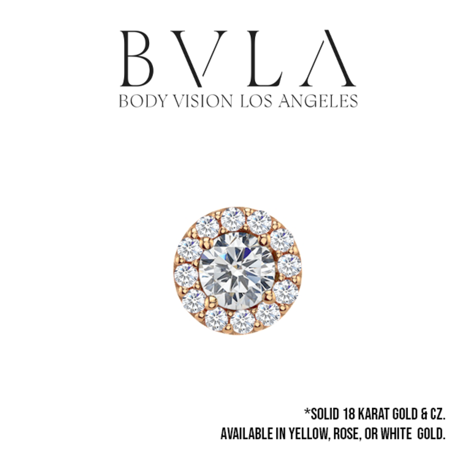 BVLA BVLA 6.5 "Altura" threaded end with 12x 1.25 CZ with a 4.0 CZ center