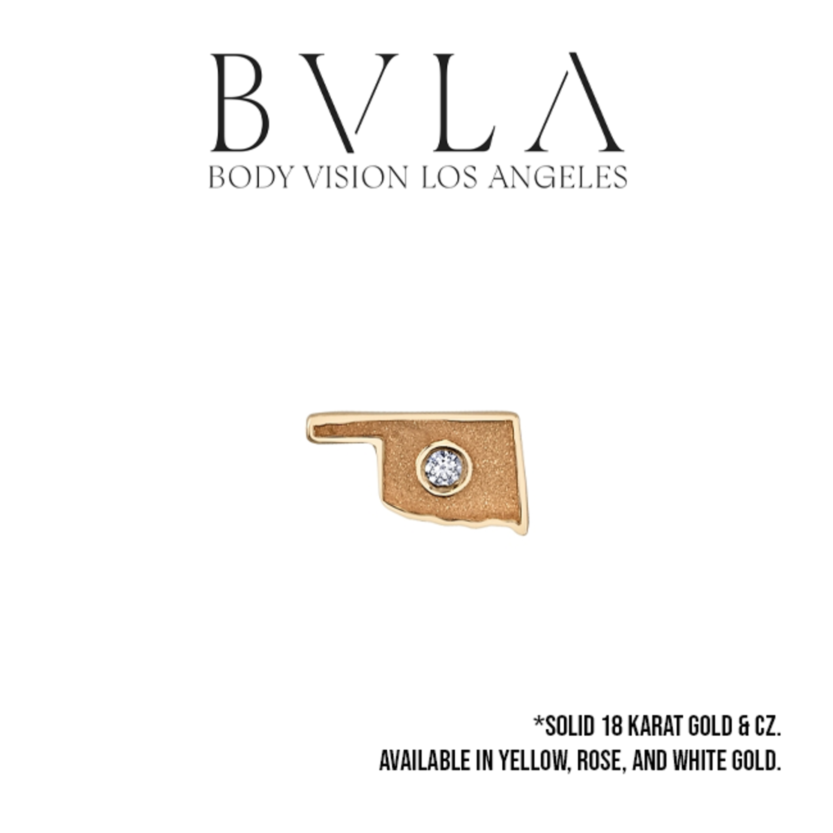 BVLA BVLA "Oklahoma" threaded end with 1.0mm CZ