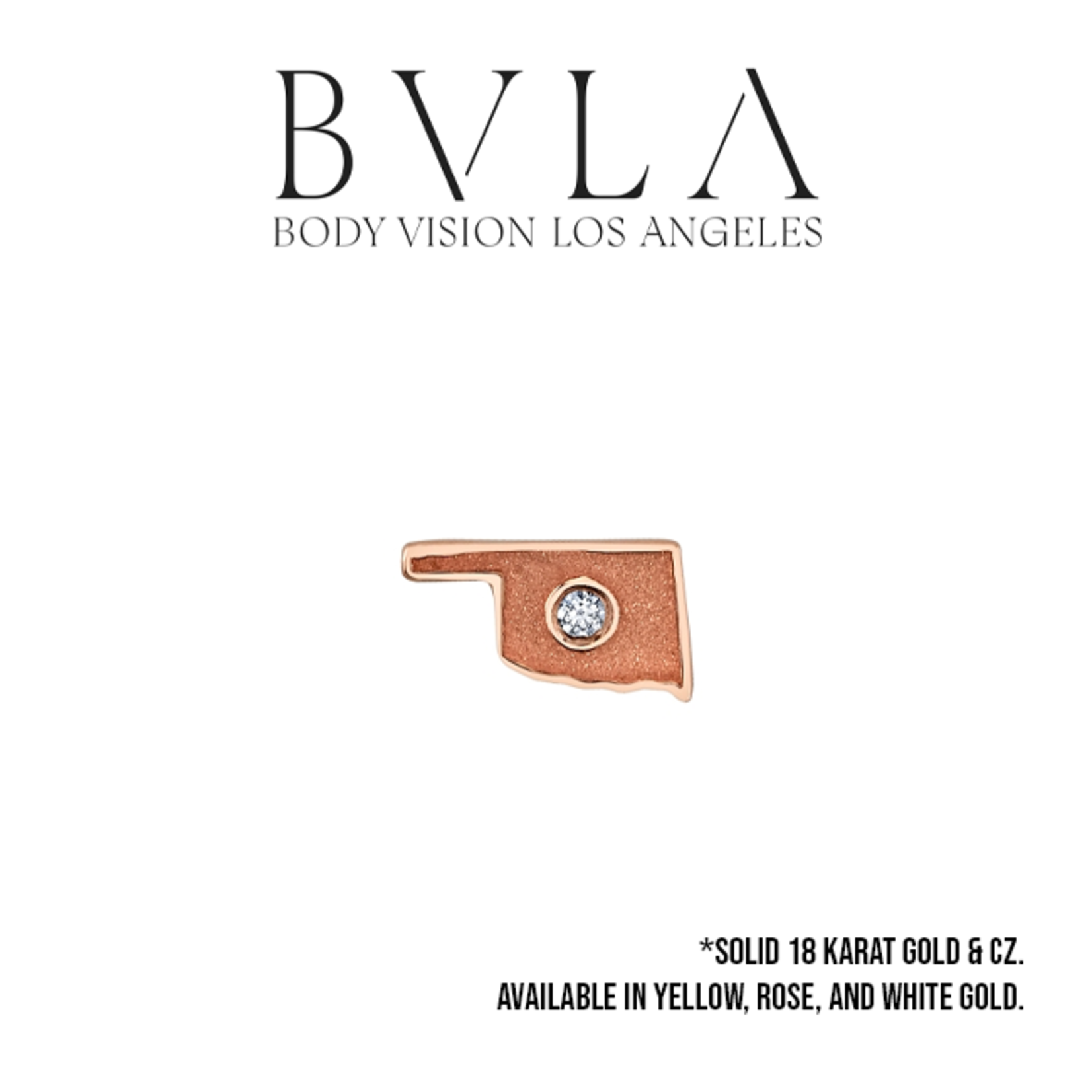 BVLA BVLA "Oklahoma" threaded end with 1.0mm CZ
