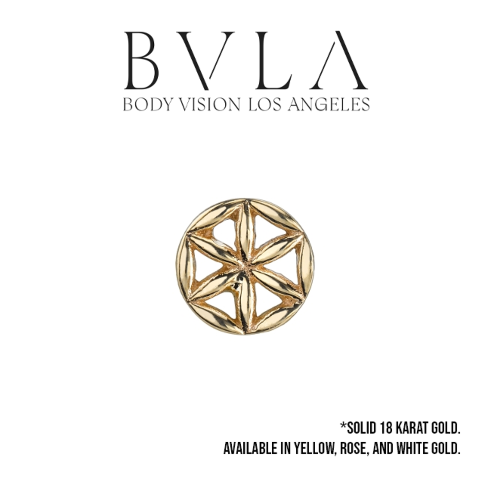 BVLA BVLA 6.0mm "Flower of Life" press-fit end
