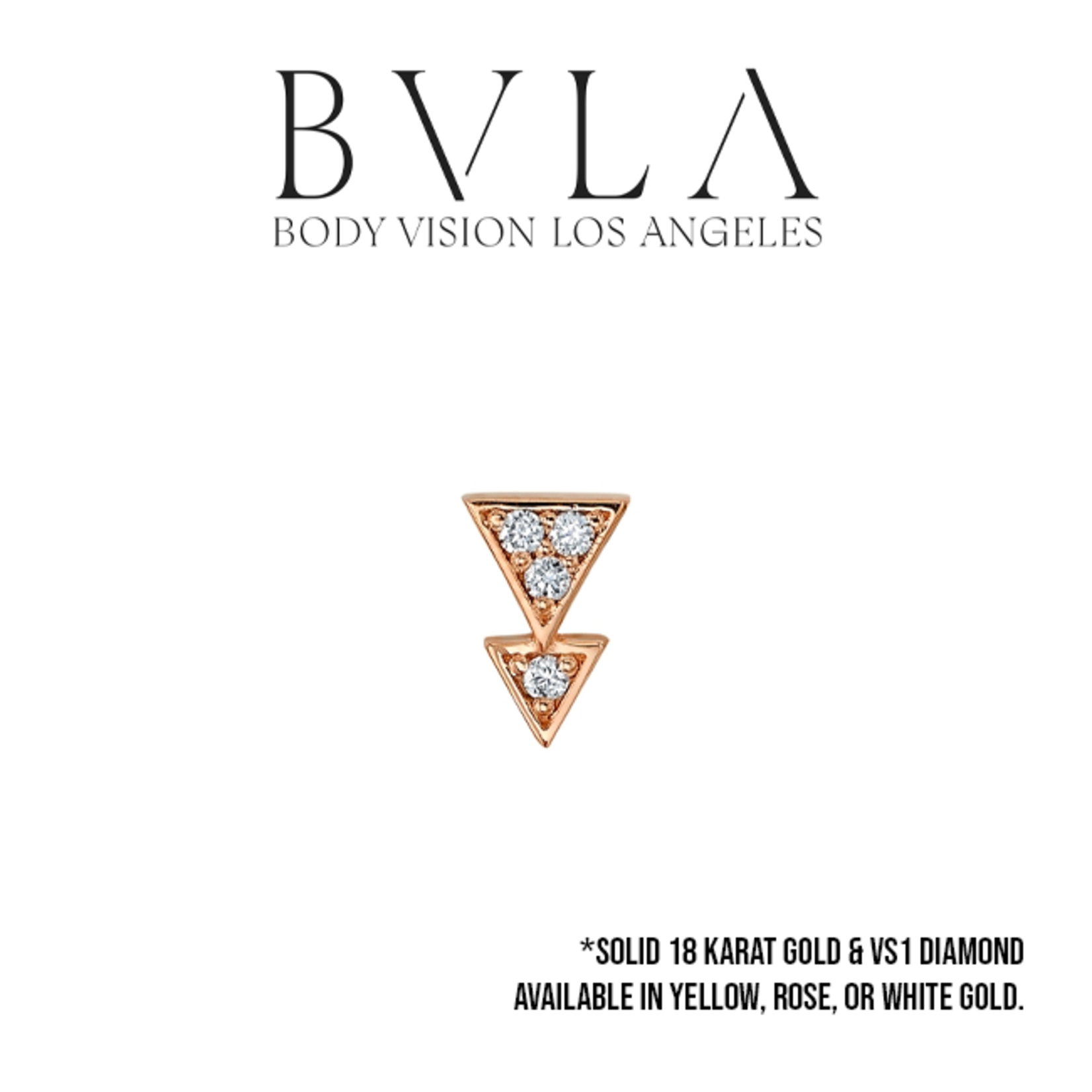 BVLA BVLA "Fate" press fit end with 4x 1.0 VS1 diamonds