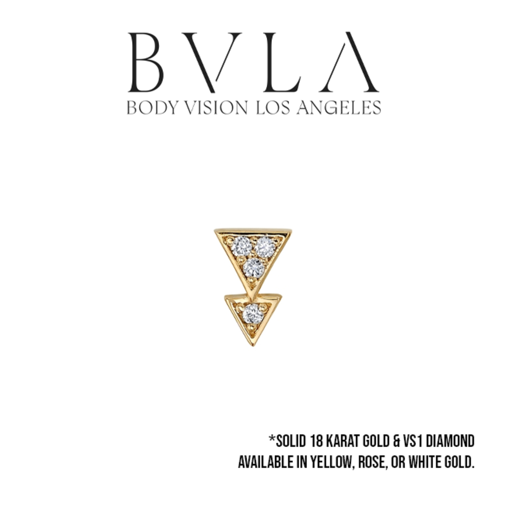 BVLA BVLA "Fate" press fit end with 4x 1.0 VS1 diamonds