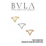 BVLA BVLA 18g "Jennelle V" Seam Ring