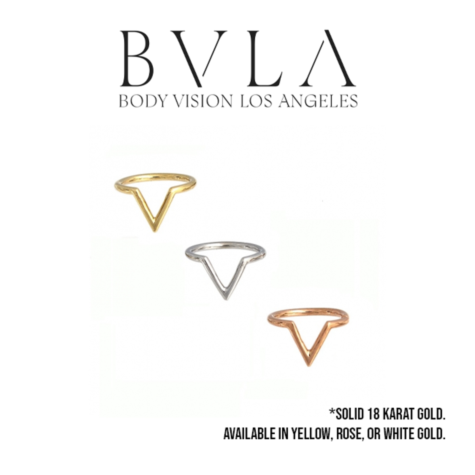 BVLA BVLA 18g "Jennelle V" Seam Ring