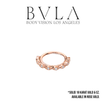 BVLA BVLA 16g "Violet" Seam Ring with CZ
