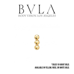 BVLA BVLA "Linear 3 Bead Cluster" Press-Fit End