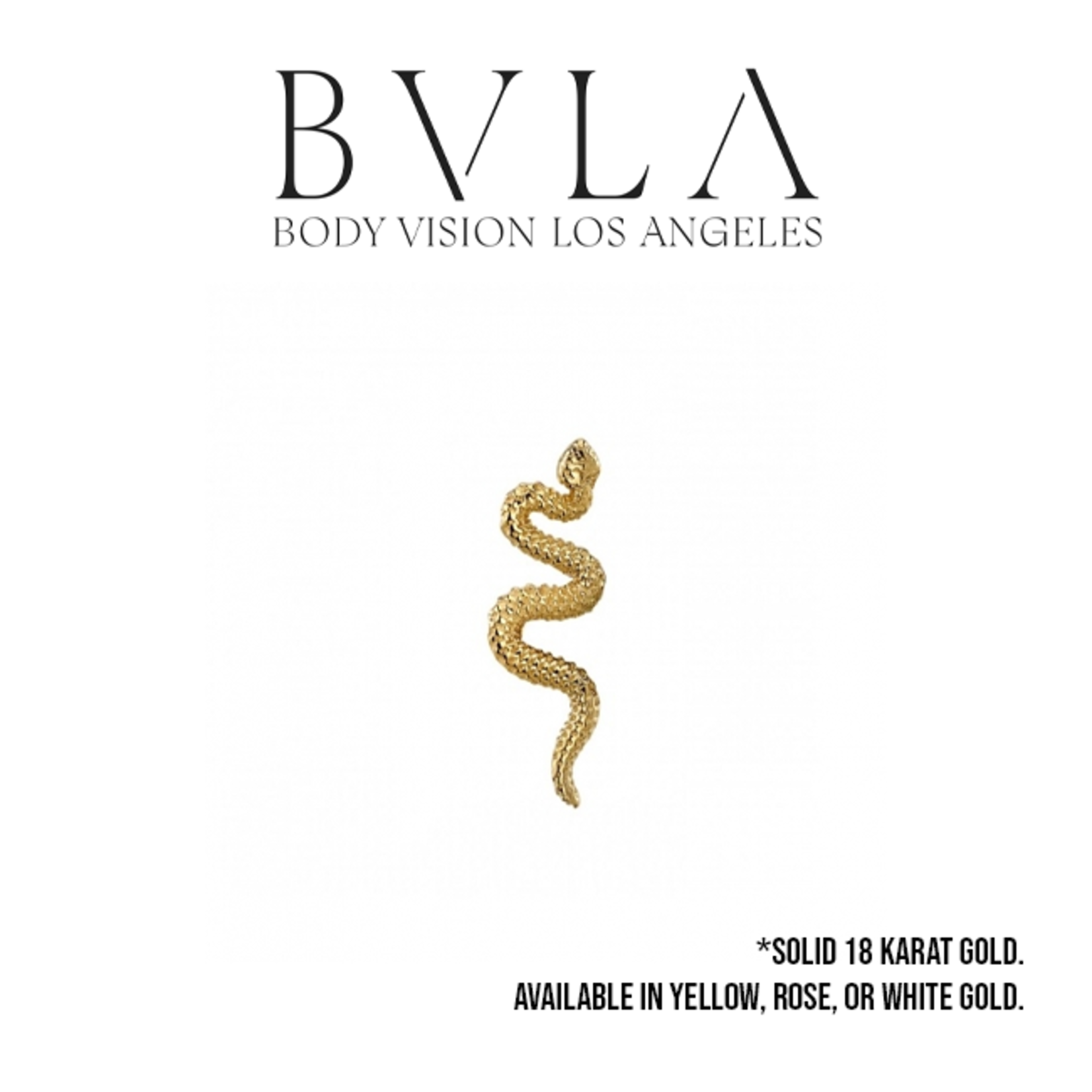 BVLA BVLA 16g "Delicate Snake" threaded end