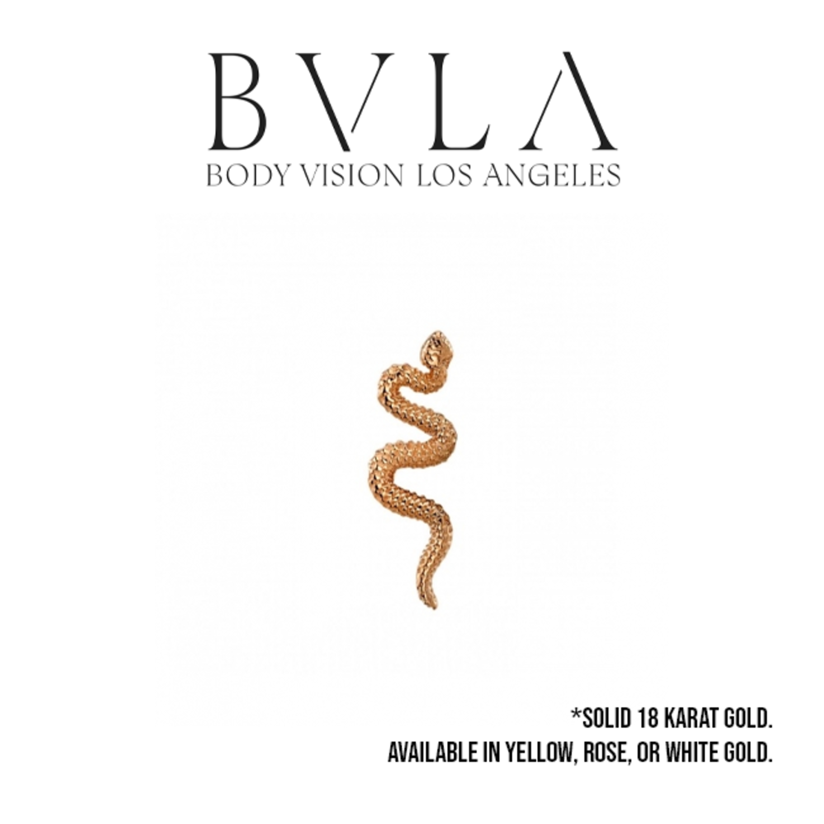 BVLA BVLA 16g "Delicate Snake" threaded end