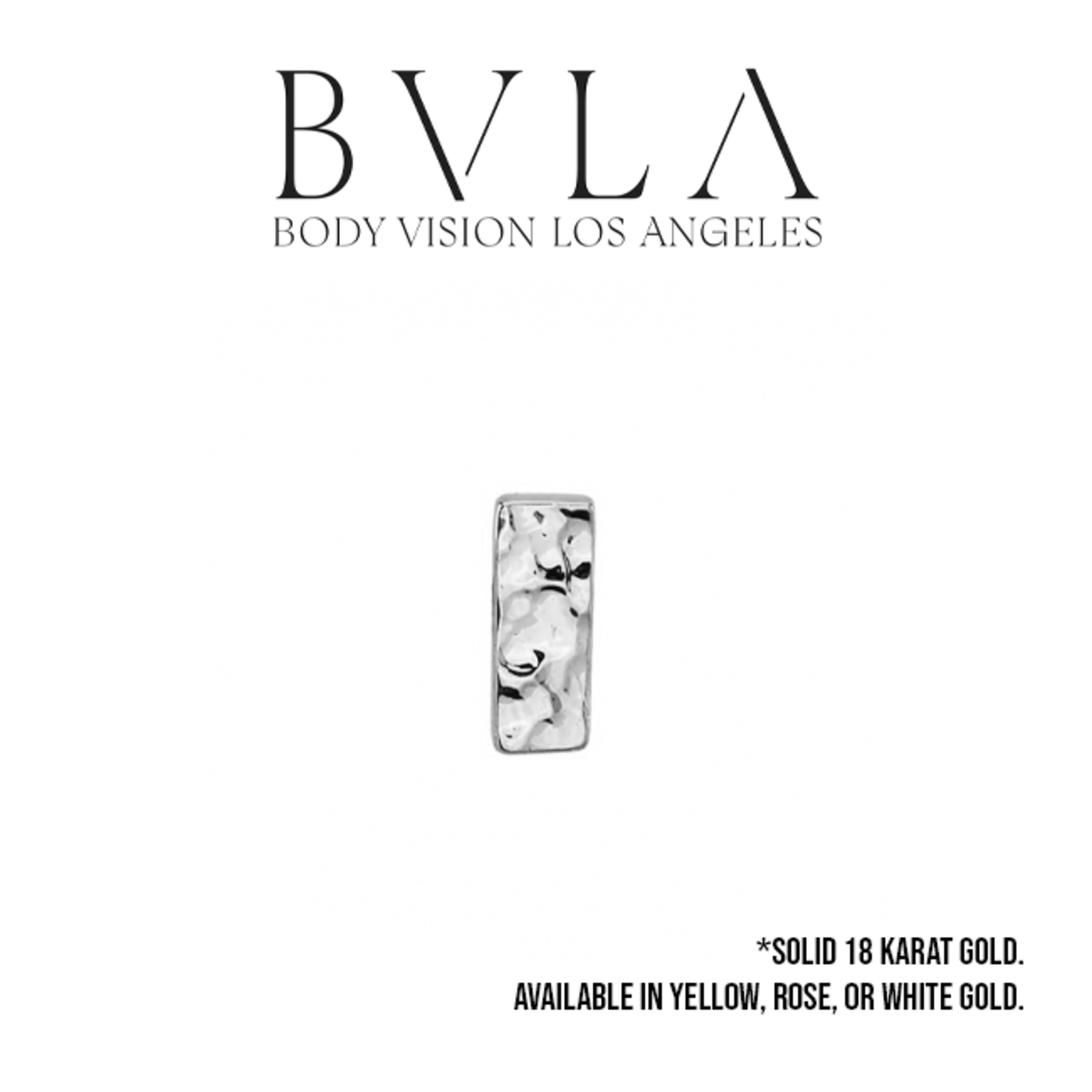 BVLA BVLA Hammered 6x2 Rectangle threaded end