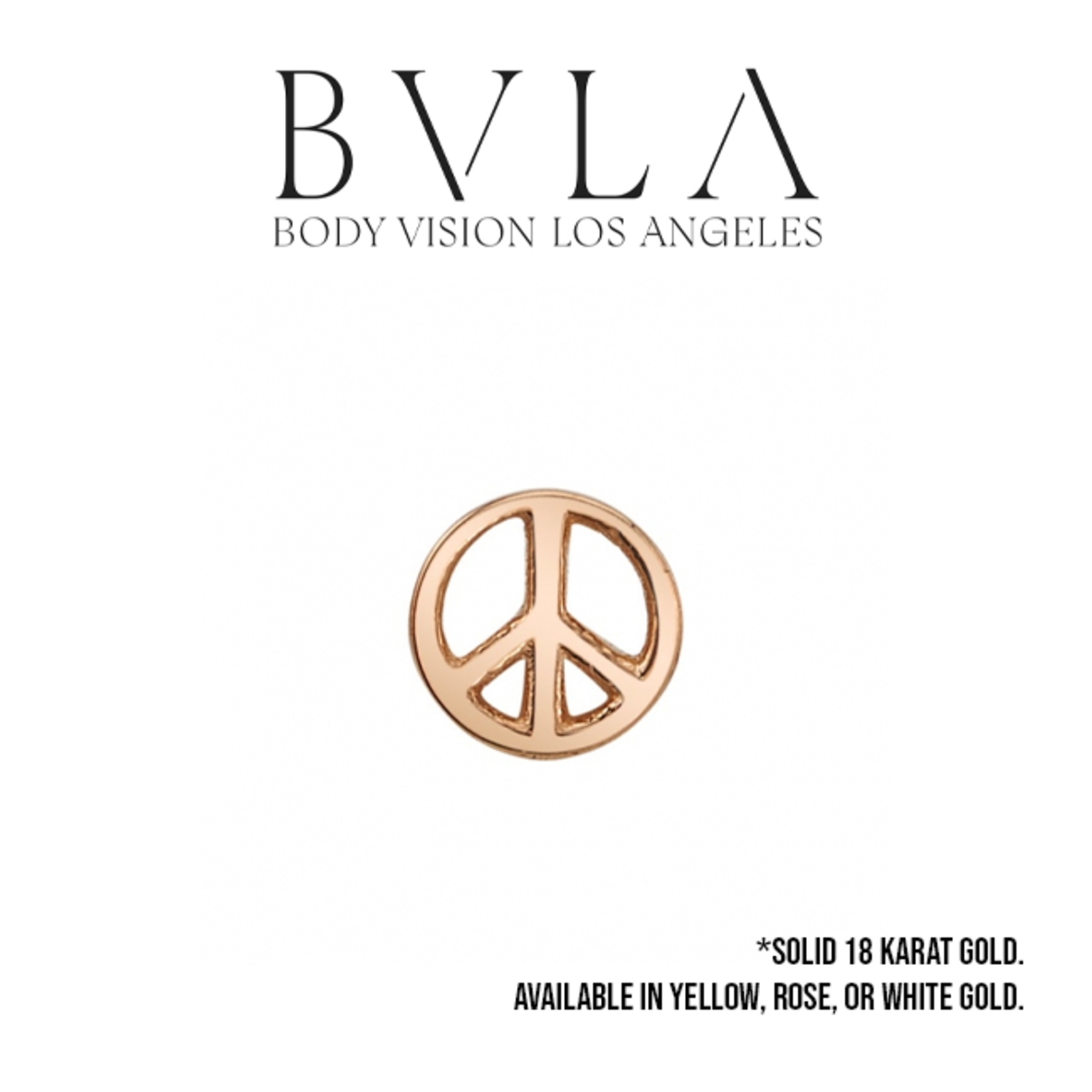 BVLA BVLA 4.0mm "Peace Sign" press-fit end