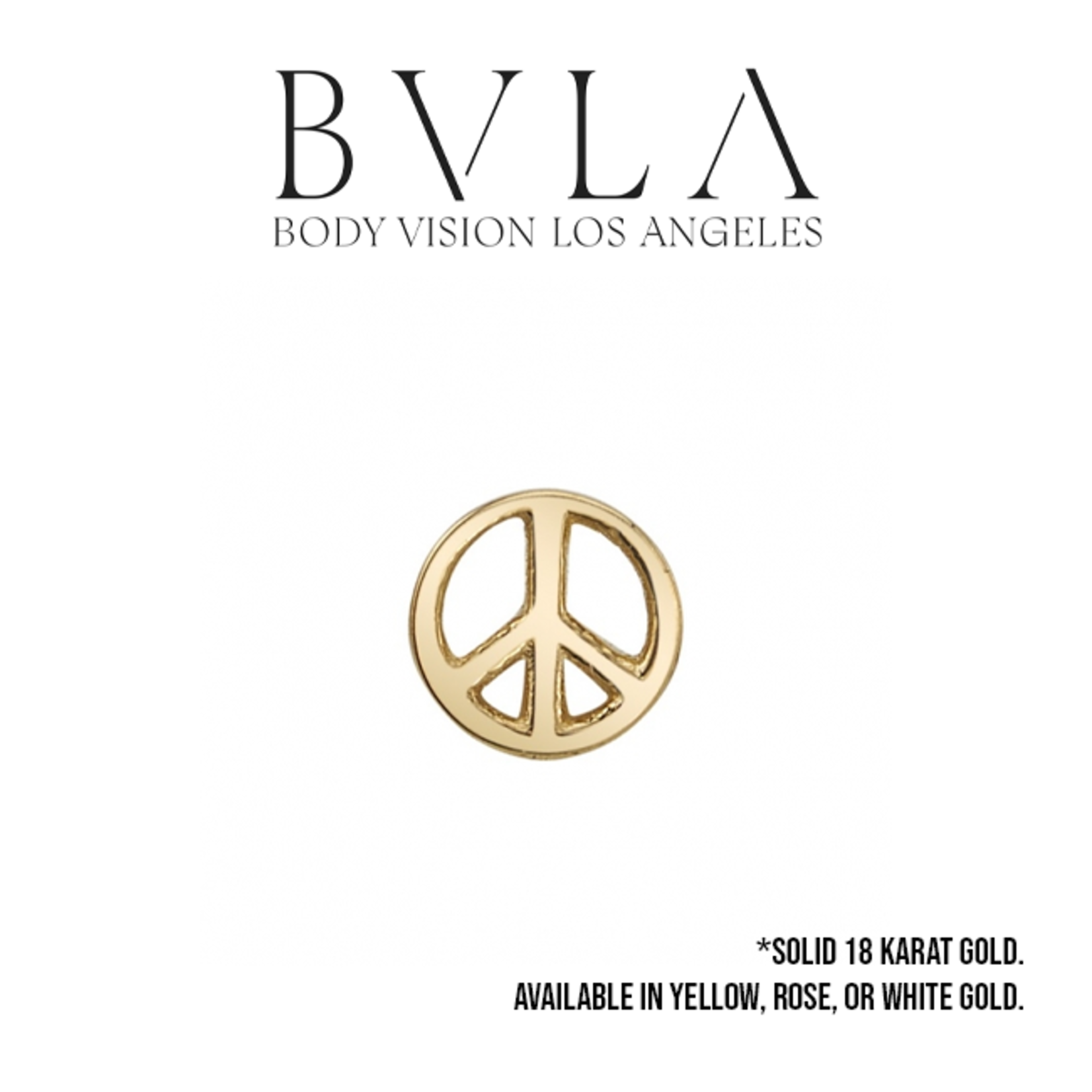 BVLA BVLA 4.0mm "Peace Sign" press-fit end