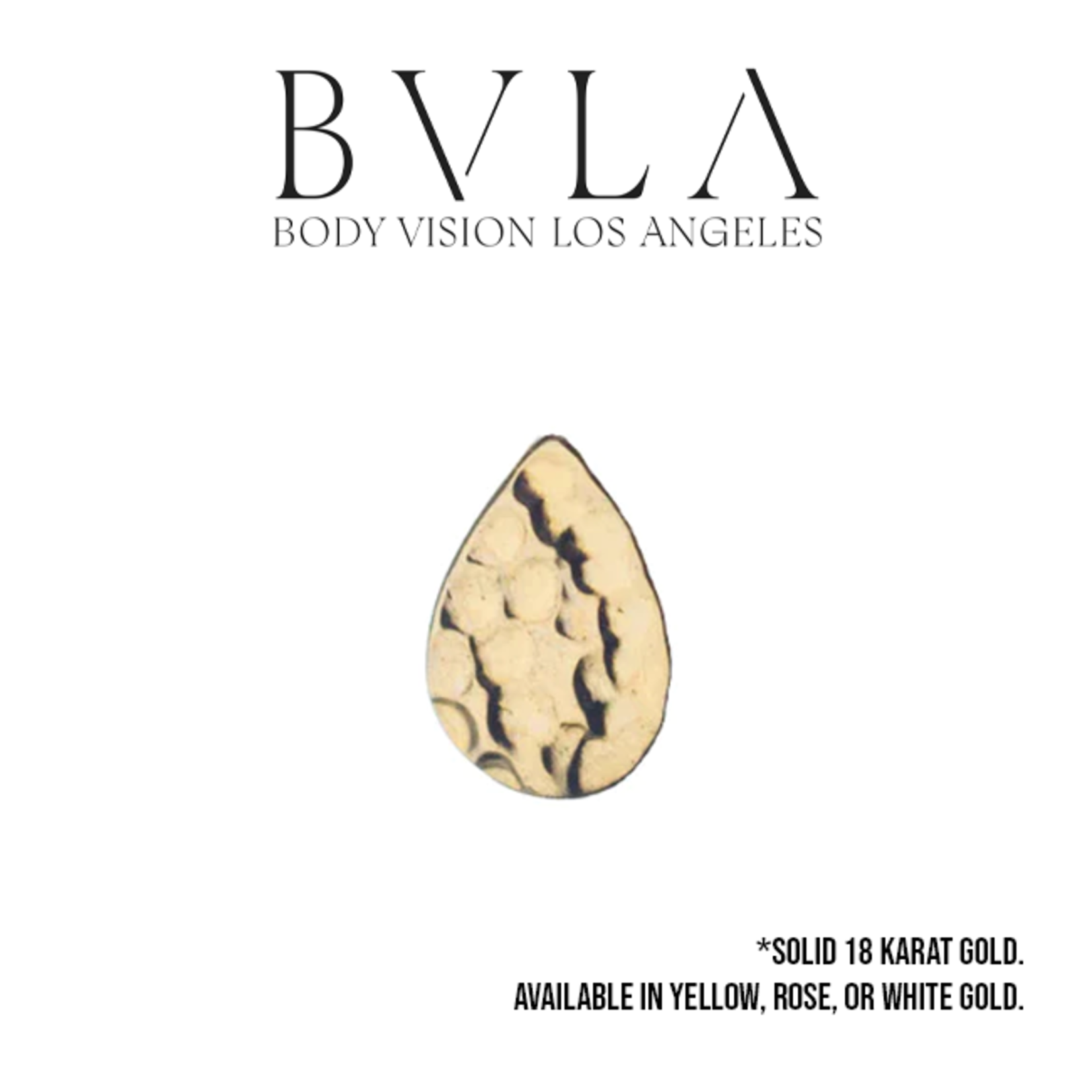 BVLA BVLA "Hammered Teardrop" press-fit end