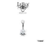 LeRoi Leroi Titanium "Bijoux 6-N" Navel Curve