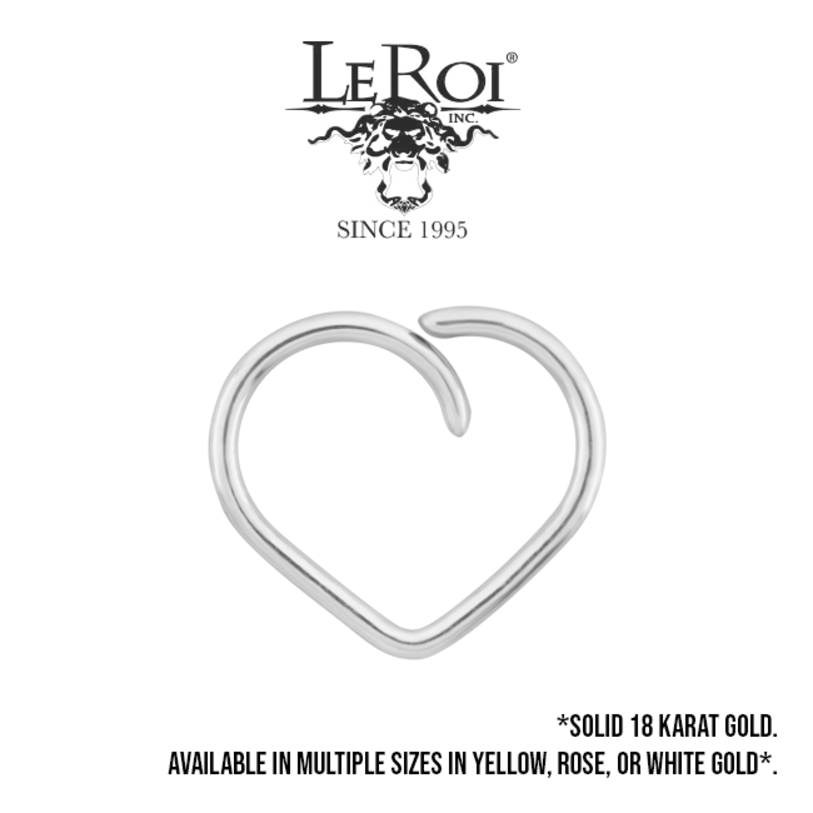 LeRoi LeRoi 18g "Esoteric" Heart Seam Ring