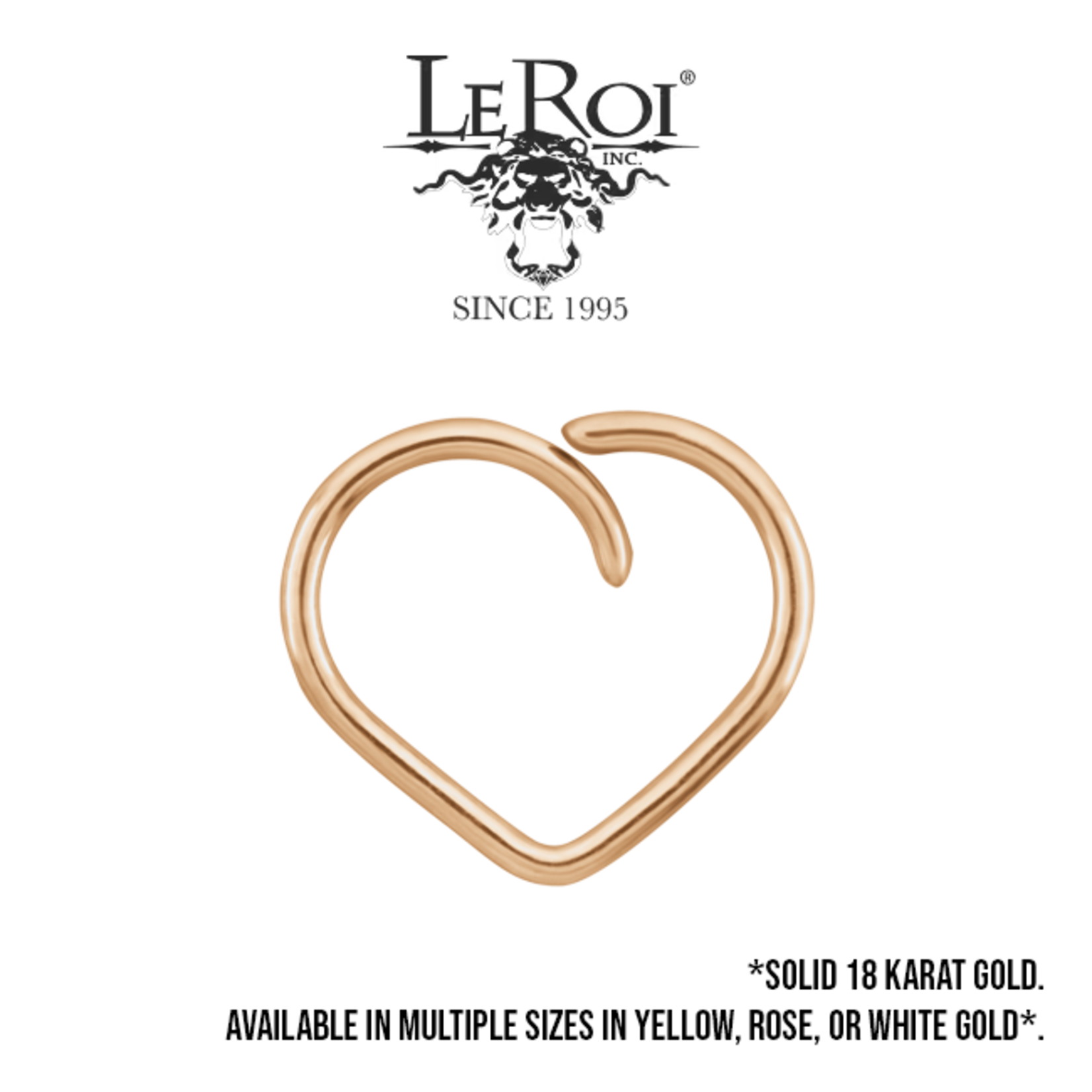 LeRoi LeRoi 18g "Esoteric" Heart Seam Ring