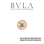 BVLA BVLA 16g 5.0mm "Mini Paloma Flower" Threaded End with Mercury Mist Topaz