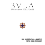 BVLA BVLA "Firenze" Nostril Screw with Amethyst