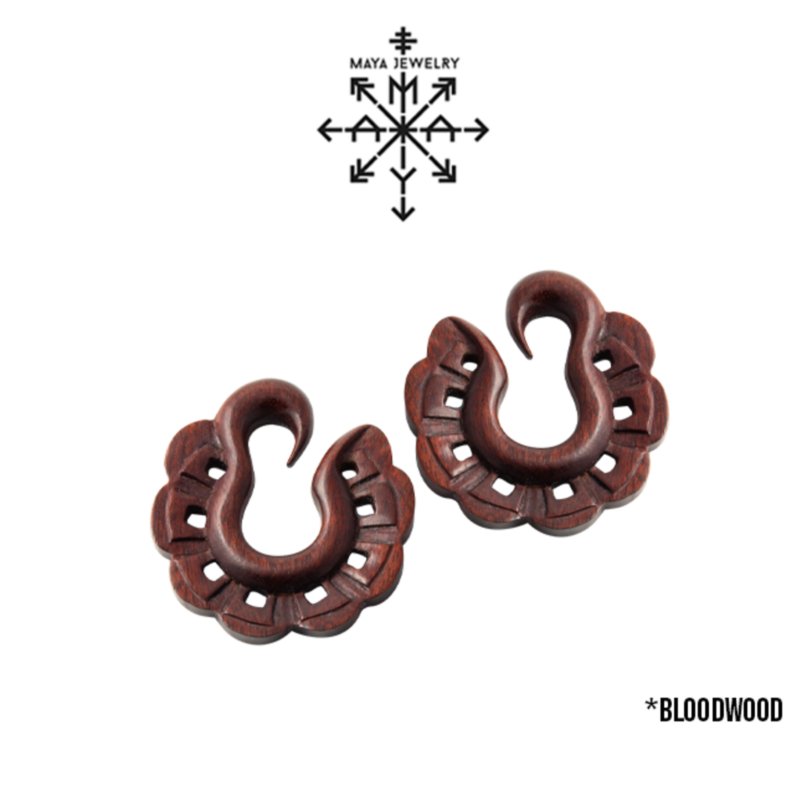 Maya Jewelry Maya Jewelry Bloodwood "Anacruck" hanging design