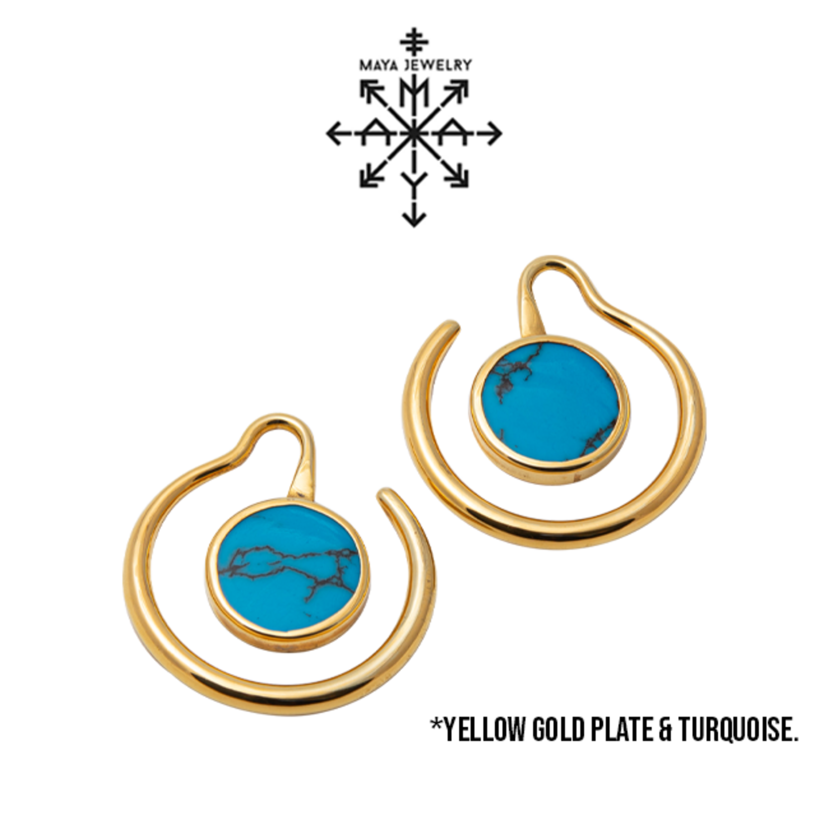 Maya Jewelry Maya Jewelry "Eye of the Beholder" hanging design with turquoise