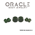 Oracle Oracle Body Jewelry Double Flared Nephrite Jade