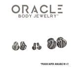 Oracle Oracle Body Jewelry Single Flared Picasso Jasper