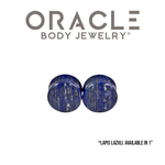 Oracle Oracle Body Jewelry Double Flared Lapis Lazuli