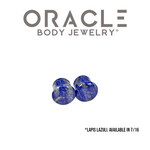 Oracle Oracle Body Jewelry Single Flared Lapis Lazuli