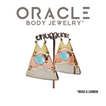 Oracle Oracle Body Jewelry "Clarity" with Larimar