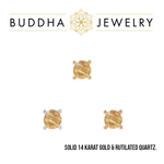 Buddha Jewelry Organics BJO "Rutilated Quartz Prong"