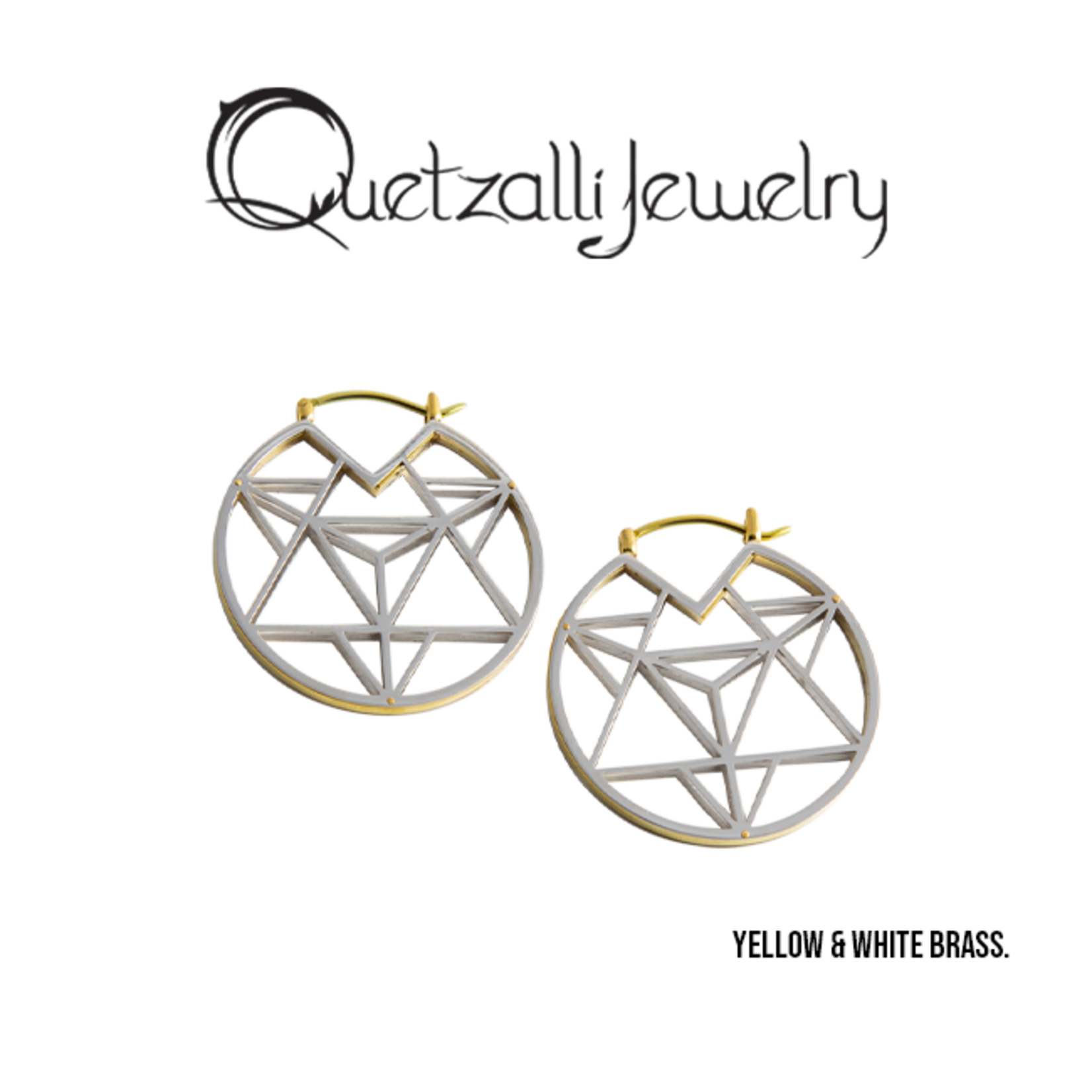 Quetzalli jewelry Quetzalli "Tetrahedra" Hanging Design